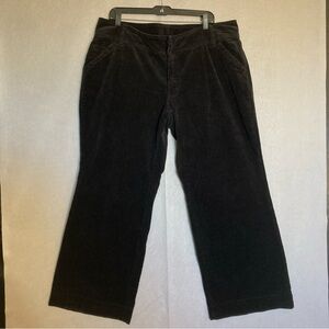 Venezia By Lane Bryant Black Corduroy Pants Women’s Plus Sz 18 Average Wide Leg